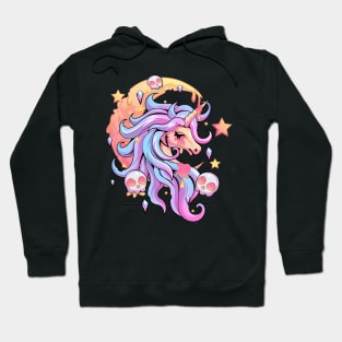 Pastel Goth Unicorn Hoodie